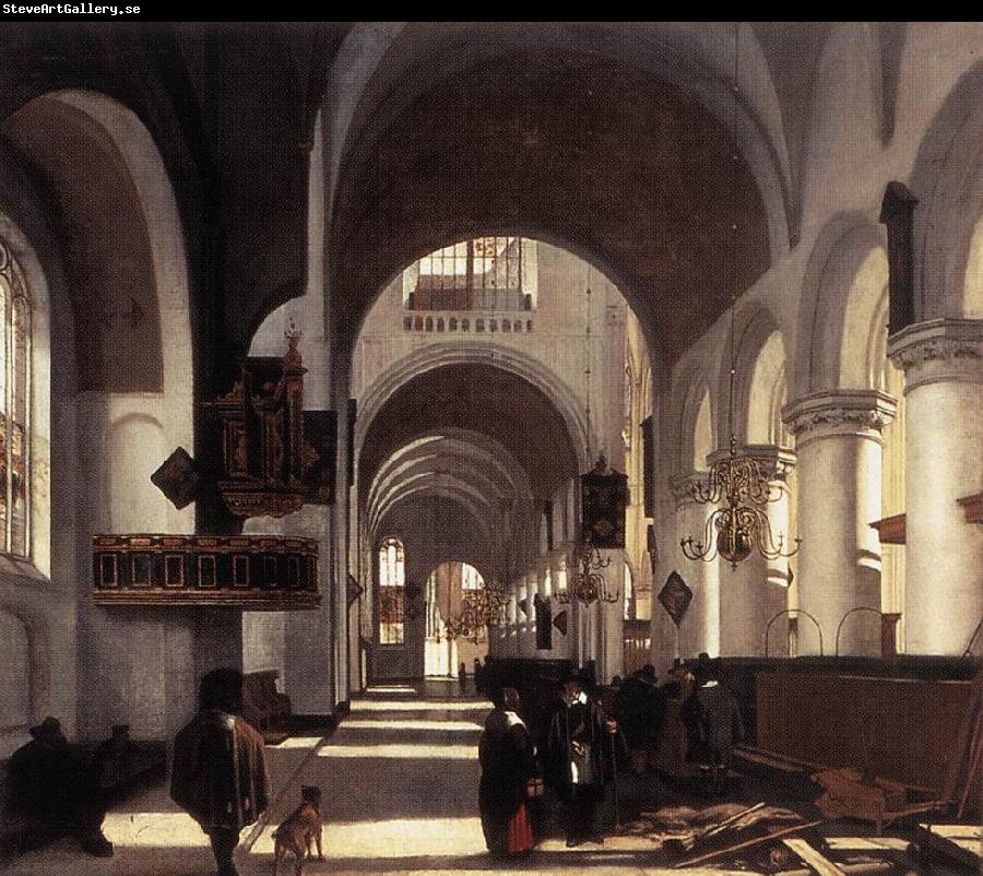 WITTE, Emanuel de Interior of a Church